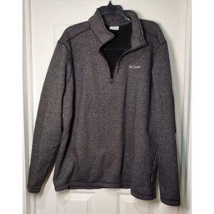 Columbia Steens Mountain Full-Zip Fleece Jacket XXL Gray Black Outdoor Layer